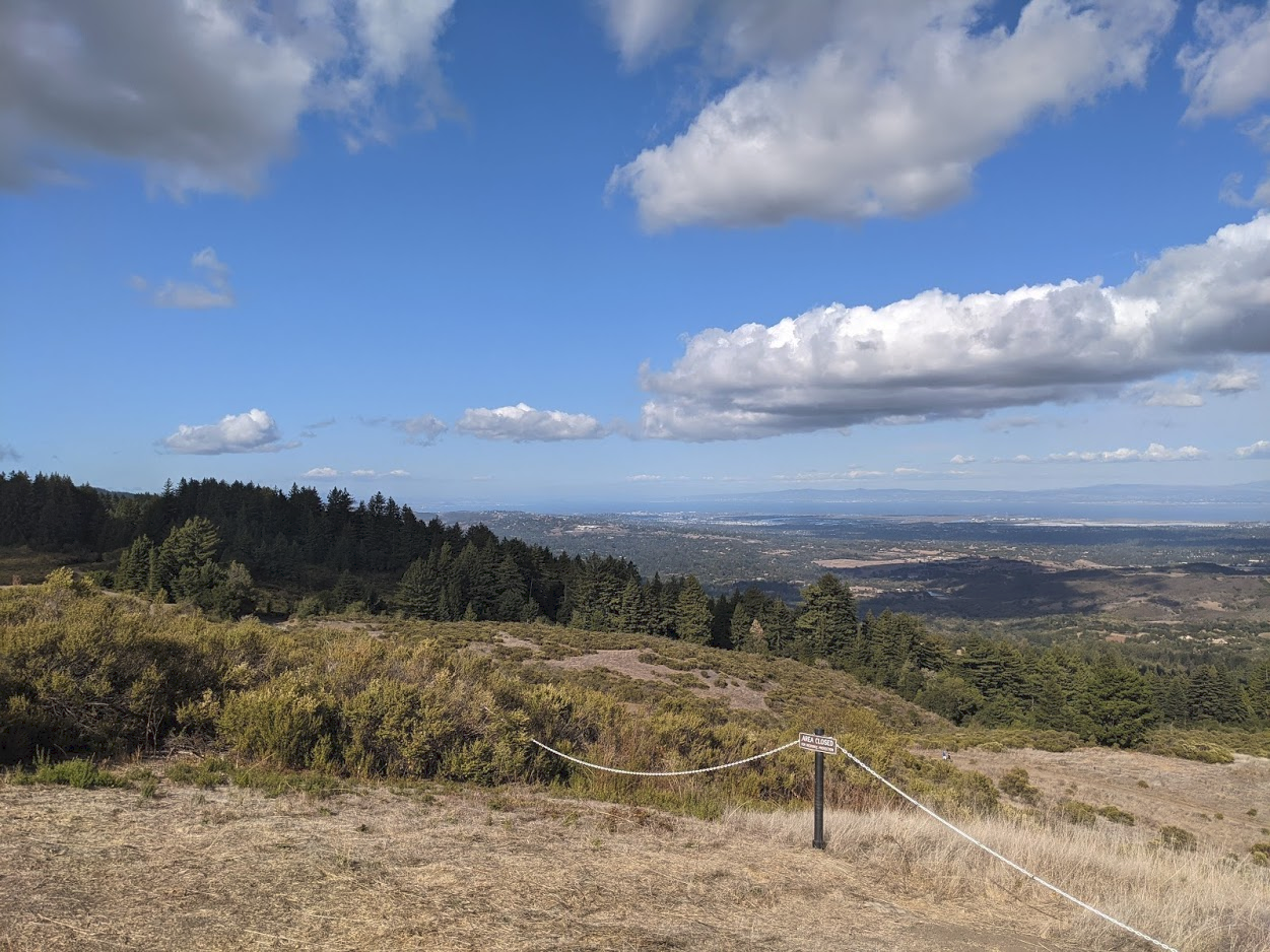 View looking north-east from Windy Hill